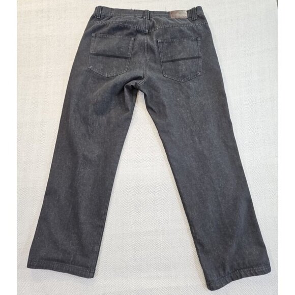 RK Jeans Co Premium Denim Jeans Men's W40 L34 Wide Leg Relaxed Dark EUC - Picture 2 of 12